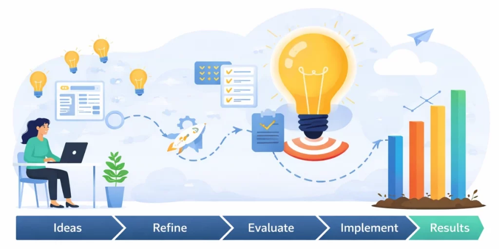 The Ideawake Innovation Process simple, repeatable, measurable